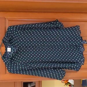 CAbi Button down Blouse XS 3/4 sleeves